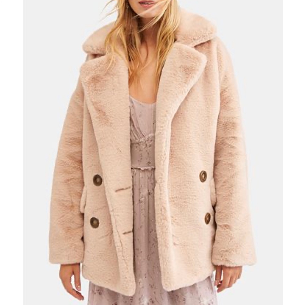Free People Faux-Fur Jacket
